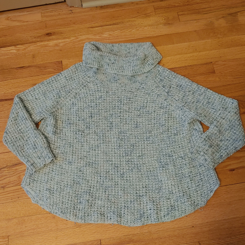 American Rag Waffle Knit Cowl Neck Sweater